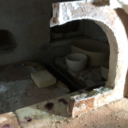 Broken collar - right-hand side of the furnace (Photo © Fiona Rashleigh)