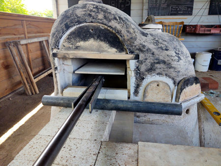 The kiln batt in position