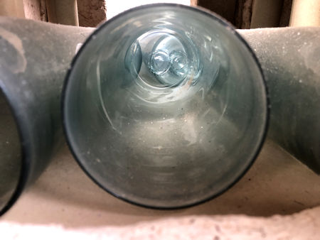 Looking into a cylinder (Photo © Fiona Rashleigh)