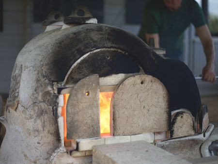 The window pane reheating hole (Photo © Betty Paton)